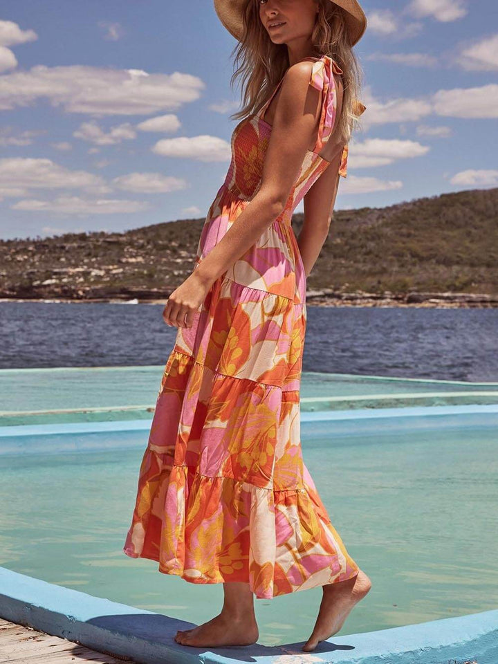 Zomerjurk met Tropische Print