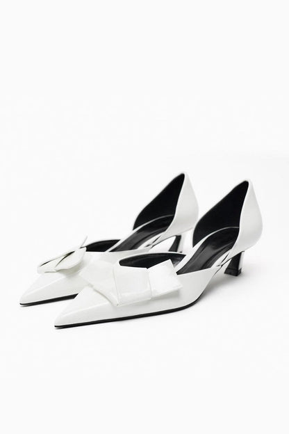 Metallic Pumps met Strikaccent