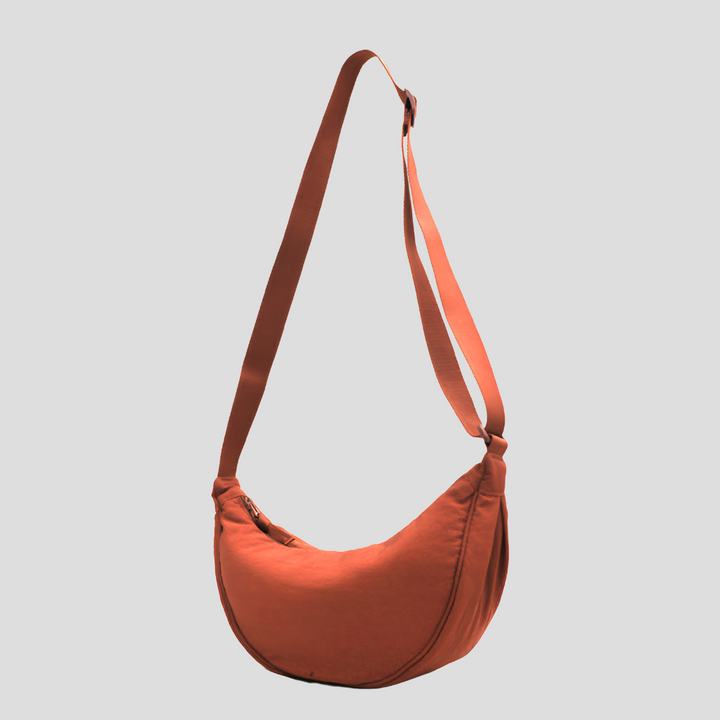 Ruime nylon schoudertas voor dames