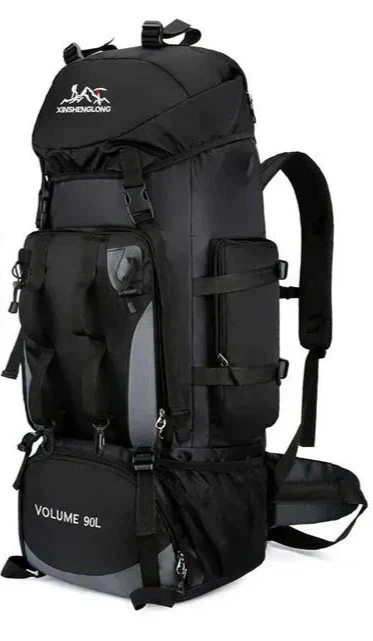 90L waterdichte kampeer- en wandelrugzak