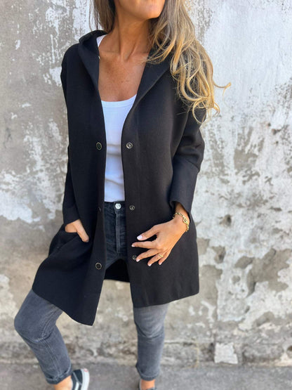 ELISA | SINGLE BREASTED BLAZER MET CAPUCHON