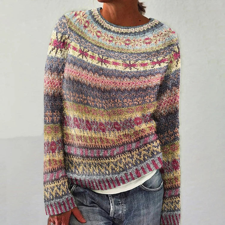 Emmy - Fair Isle Gebreide Trui