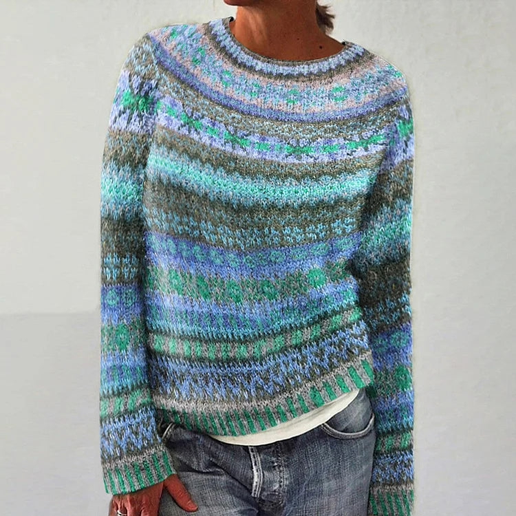 Emmy - Fair Isle Gebreide Trui