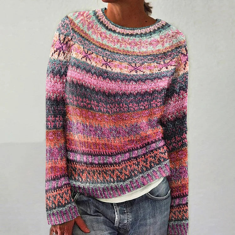 Emmy - Fair Isle Gebreide Trui