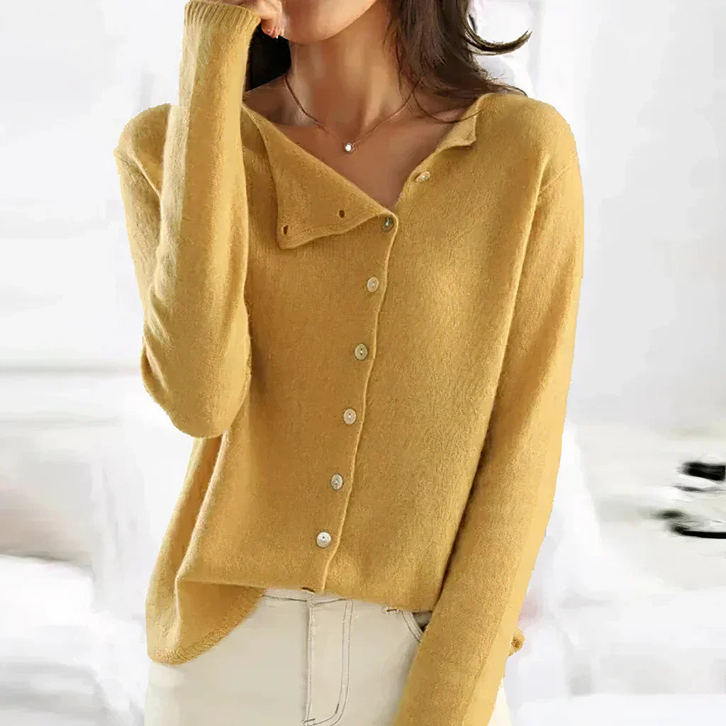 Dames blouse met lange mouwen