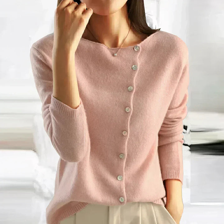 Dames blouse met lange mouwen