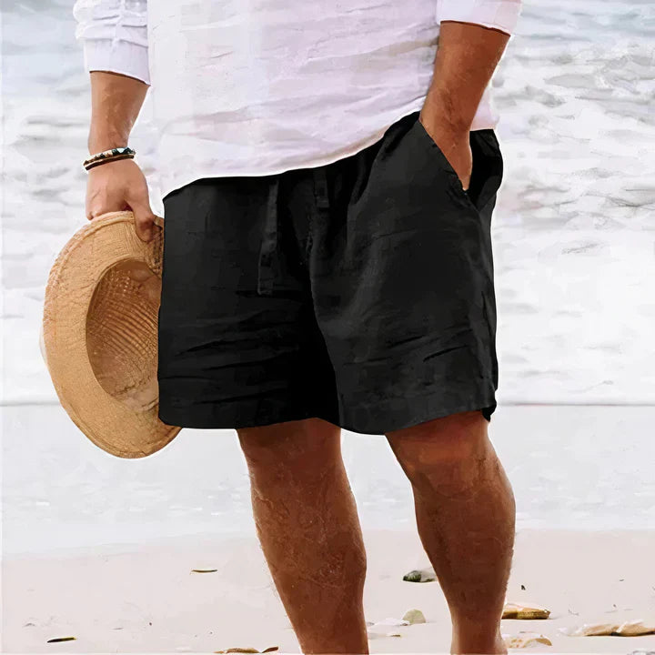 Devon Heren Linnen Shorts