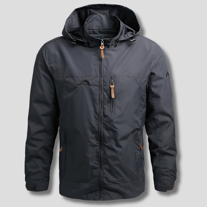 Waterafstotend en windbestendig outdoorjack voor heren