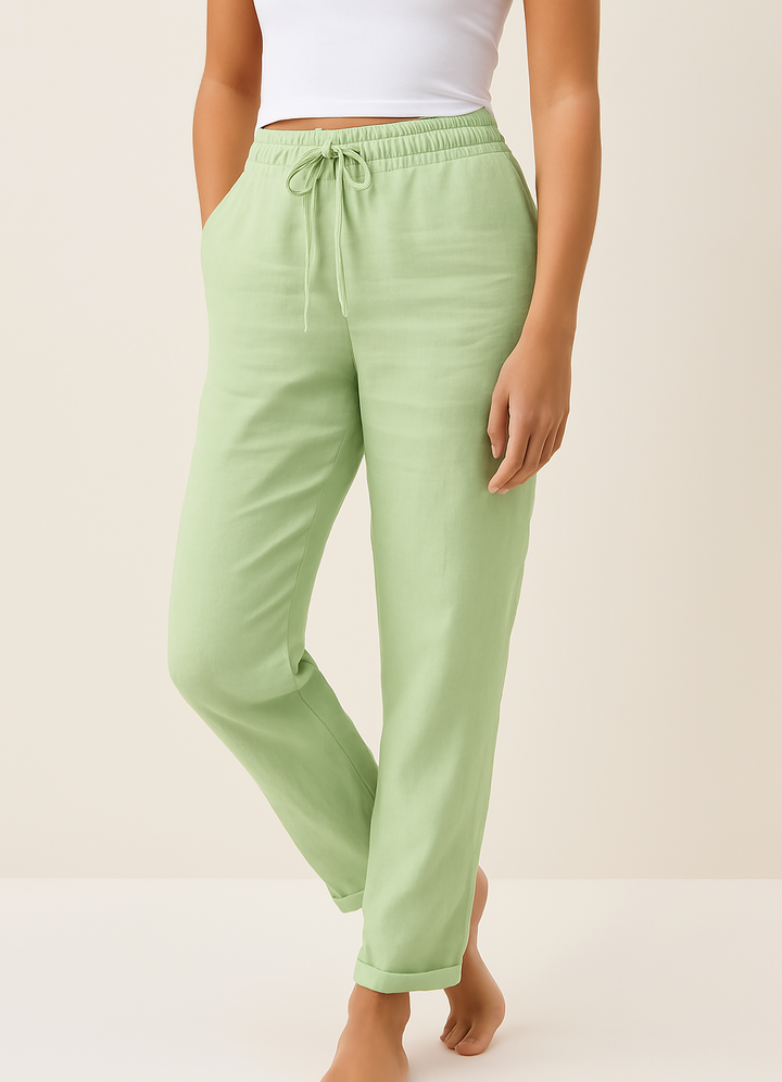 Broek van linnenmix Moeiteloze elegantie voor elke gelegenheid
