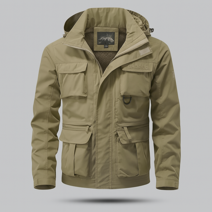 Waterafstotende jas in militaire stijl voor heren