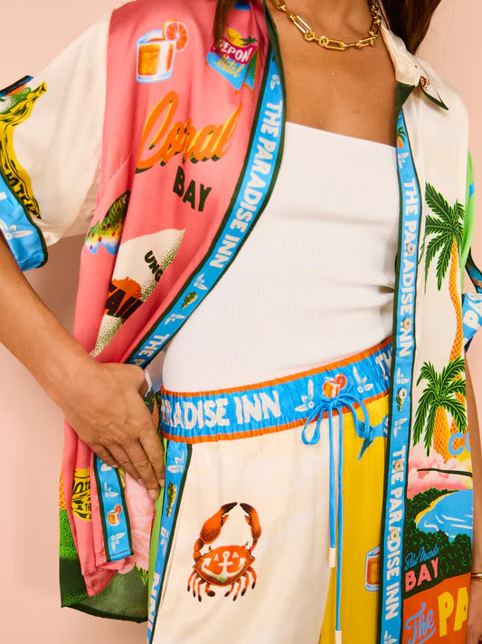 Hippe Set met Zomerse Print
