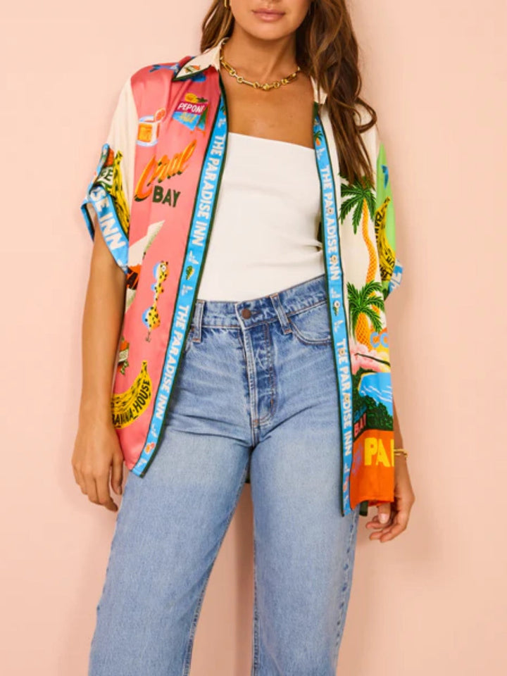 Hippe Set met Zomerse Print