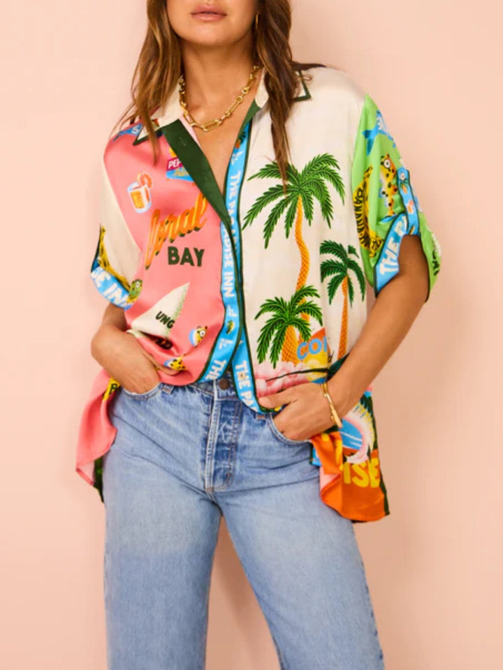 Hippe Set met Zomerse Print