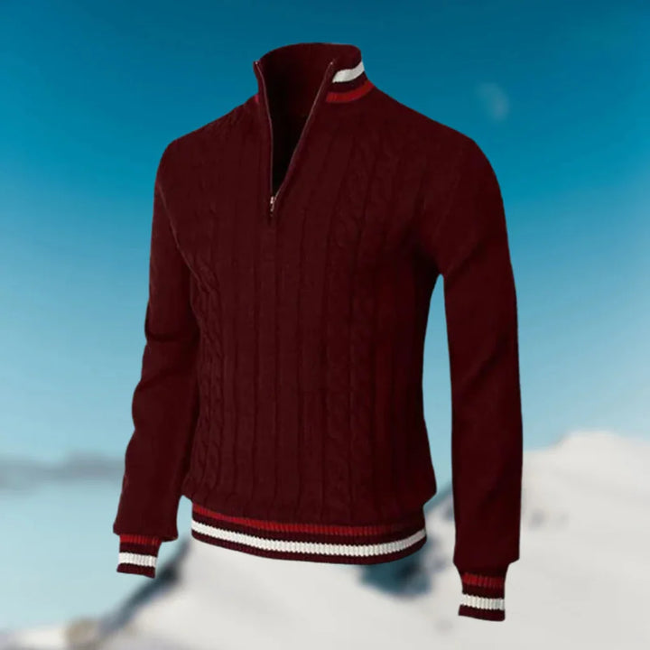 Elegante herentrui met kraag