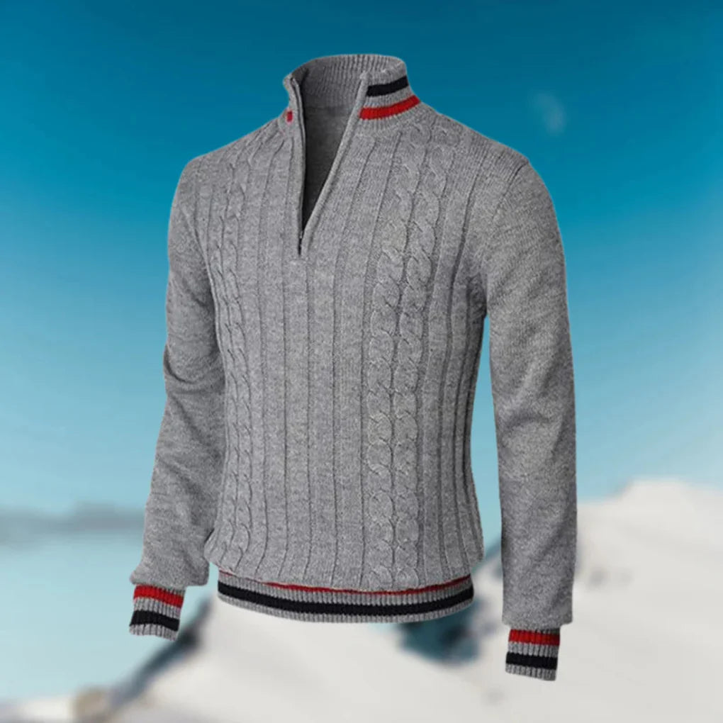 Elegante herentrui met kraag