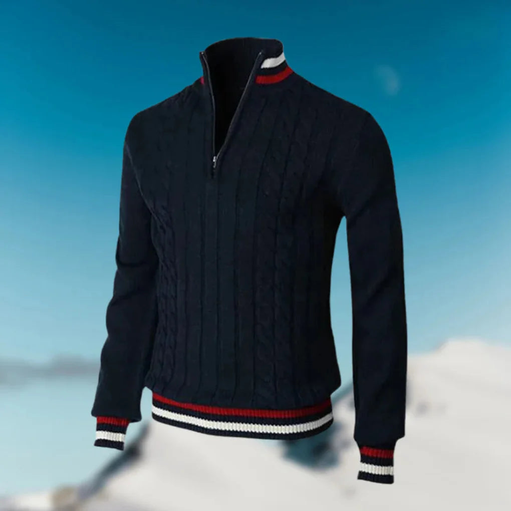 Elegante herentrui met kraag