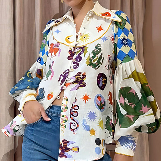 Eclectische Blouse