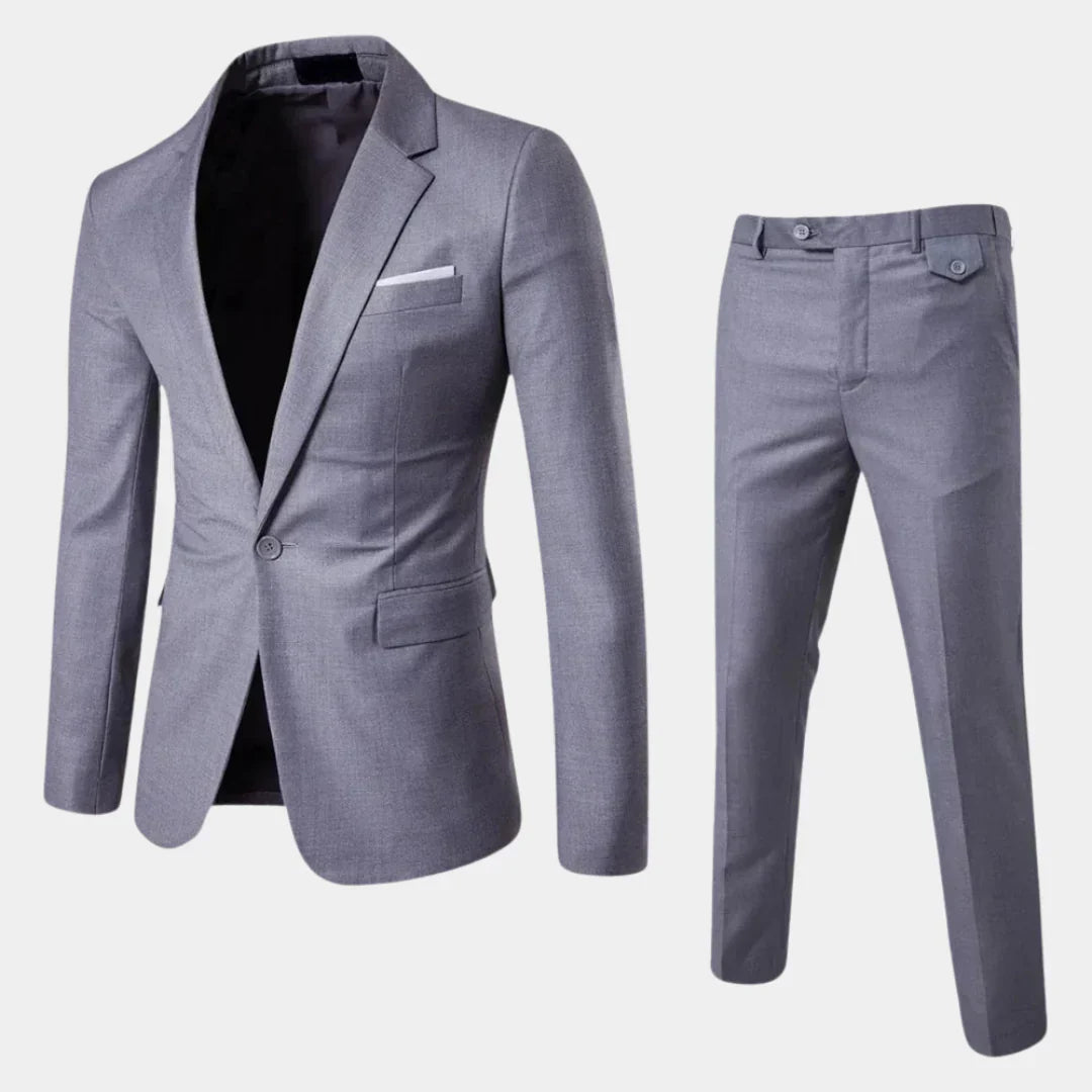 Elegant herenpak met blazer en broek
