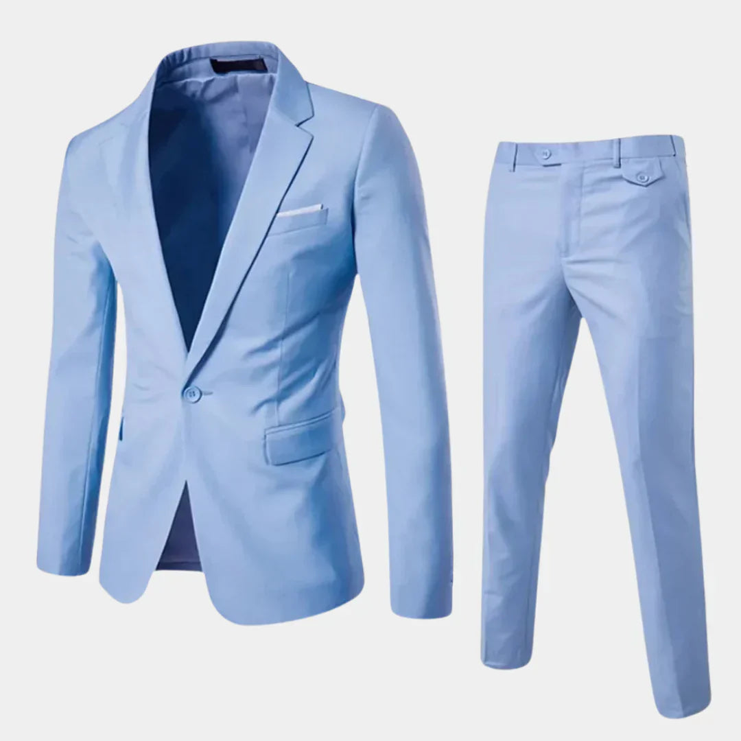 Elegant herenpak met blazer en broek