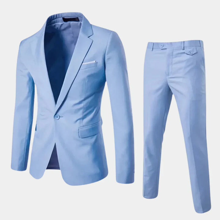 Elegant herenpak met blazer en broek
