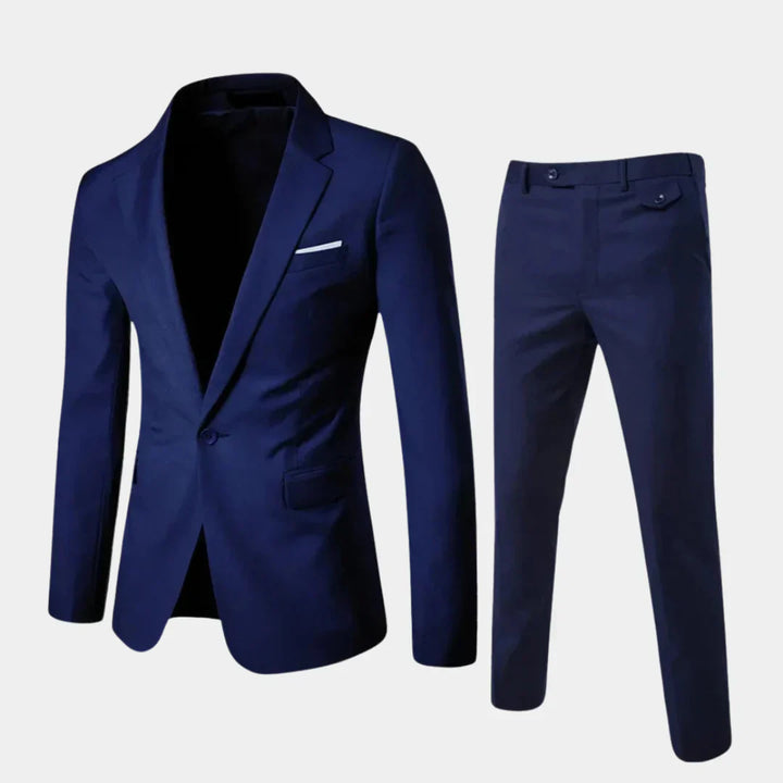 Elegant herenpak met blazer en broek