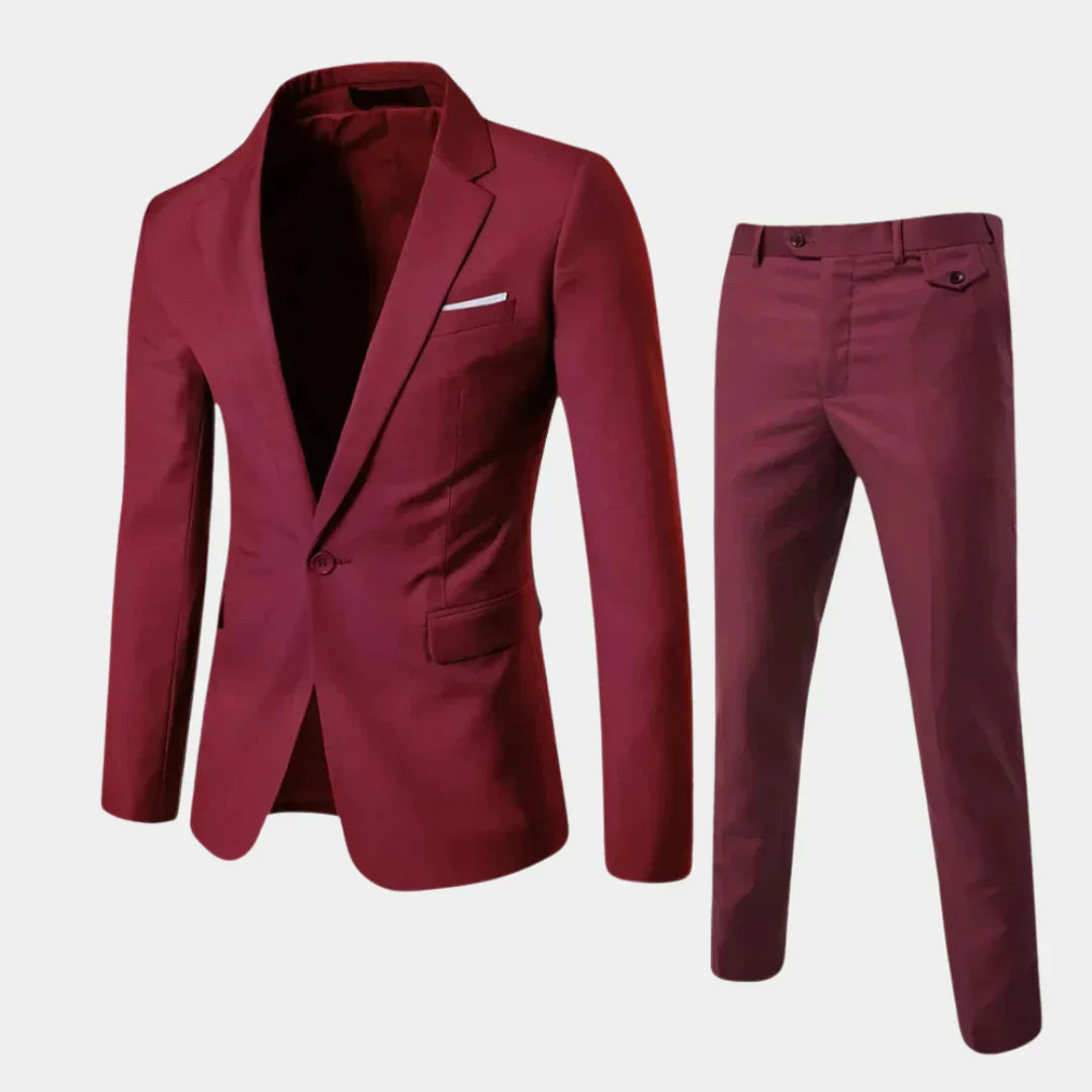 Elegant herenpak met blazer en broek