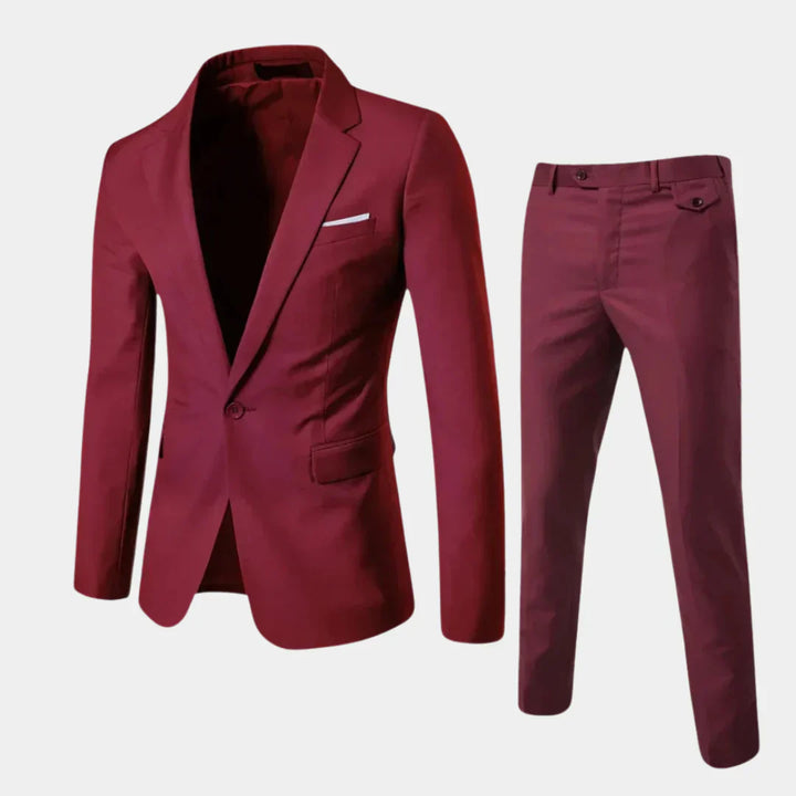 Elegant herenpak met blazer en broek