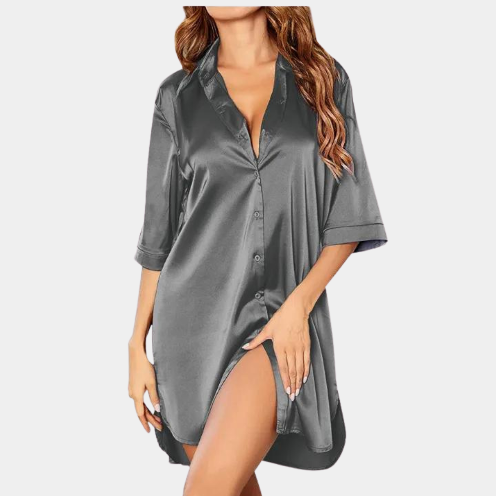 Elegante comfortabele nachtjapon voor dames
