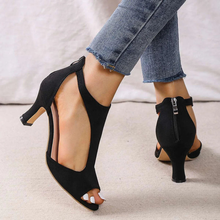 Elegante sandalen met hak voor dames