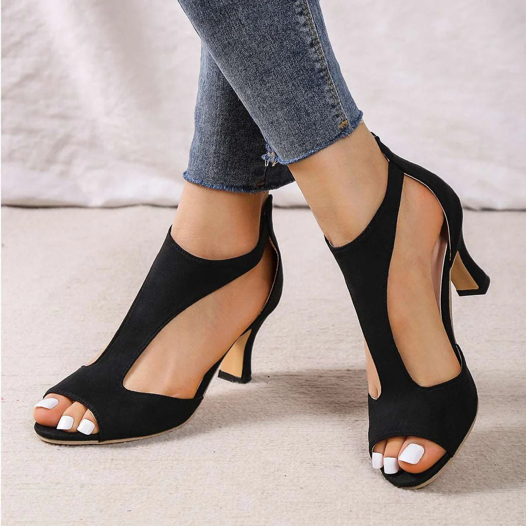 Elegante sandalen met hak voor dames