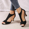 Elegante sandalen met hak voor dames