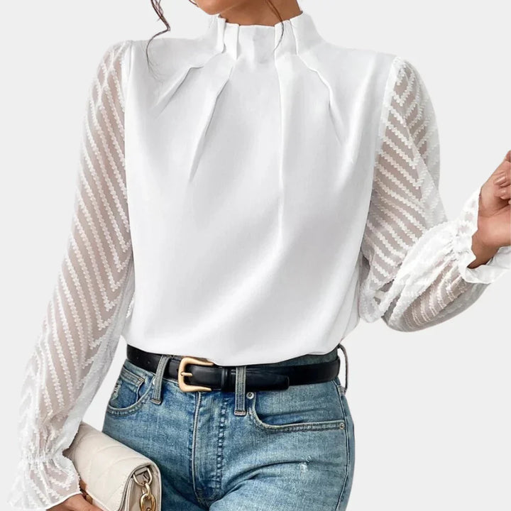 Elegante top met lange mouwen voor dames