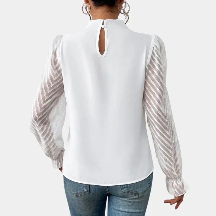 Elegante top met lange mouwen voor dames