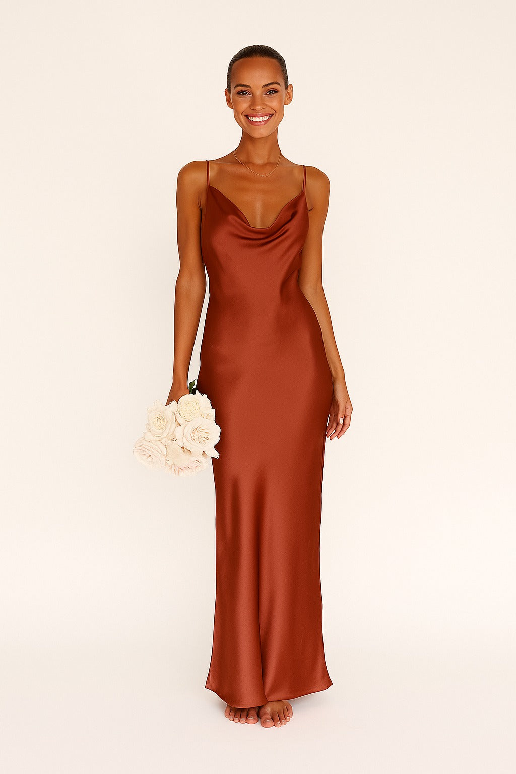 Elegante Halterjurk met Lage Hals