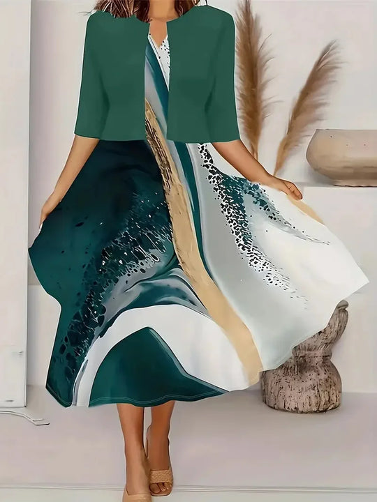Elfriedela – Lange damesjurk | Tijdloze elegantie