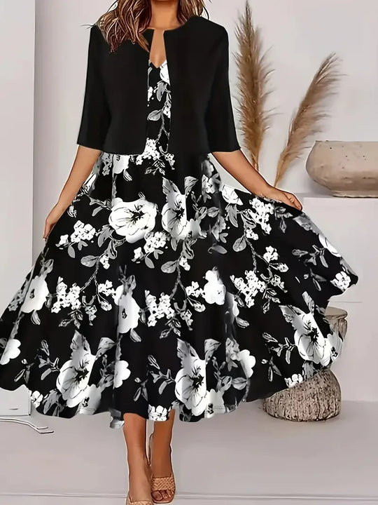 Elfriedela – Lange damesjurk | Tijdloze elegantie