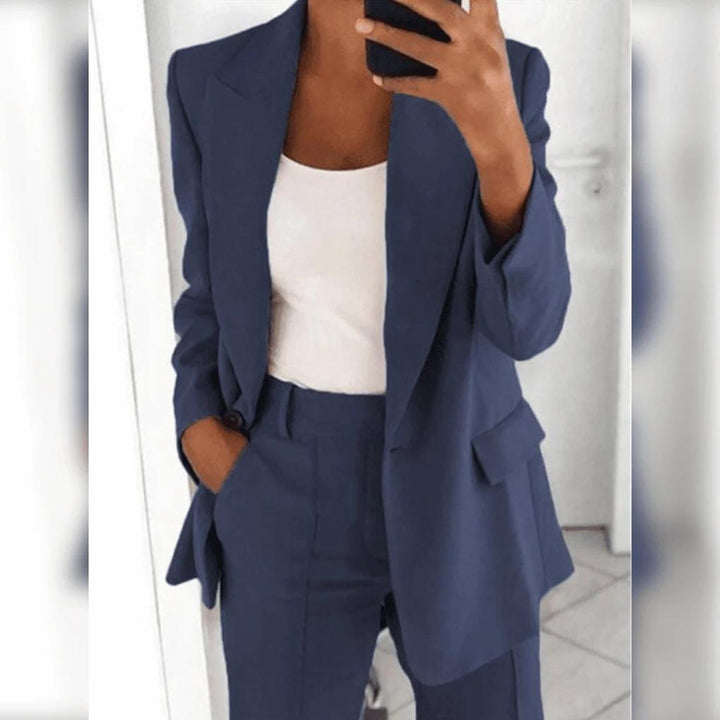 Elegante 2-delige damespakset – gepolijst paar voor formele looks