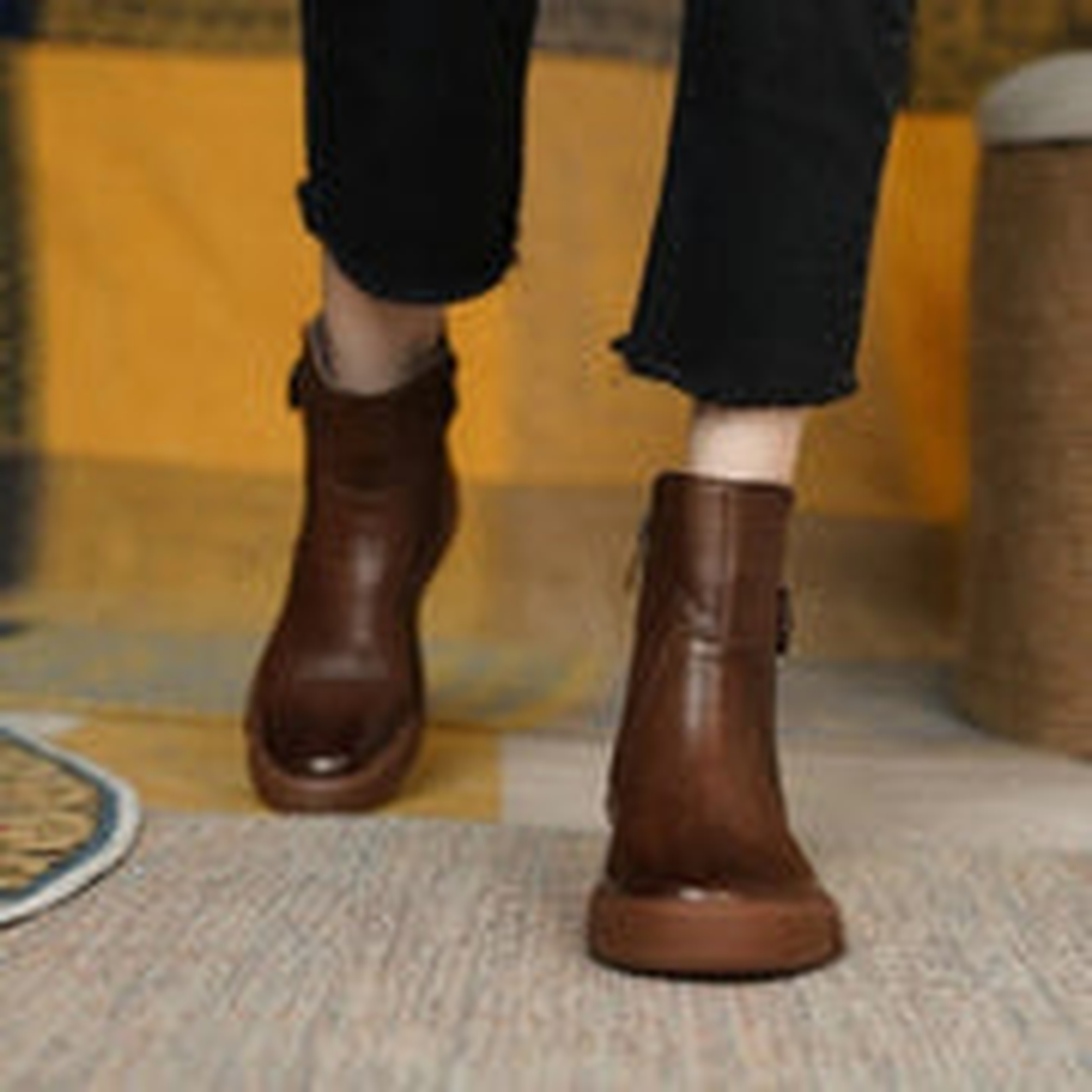 Enkellaarsjes voor dames – Hedwigen Vintage Edge