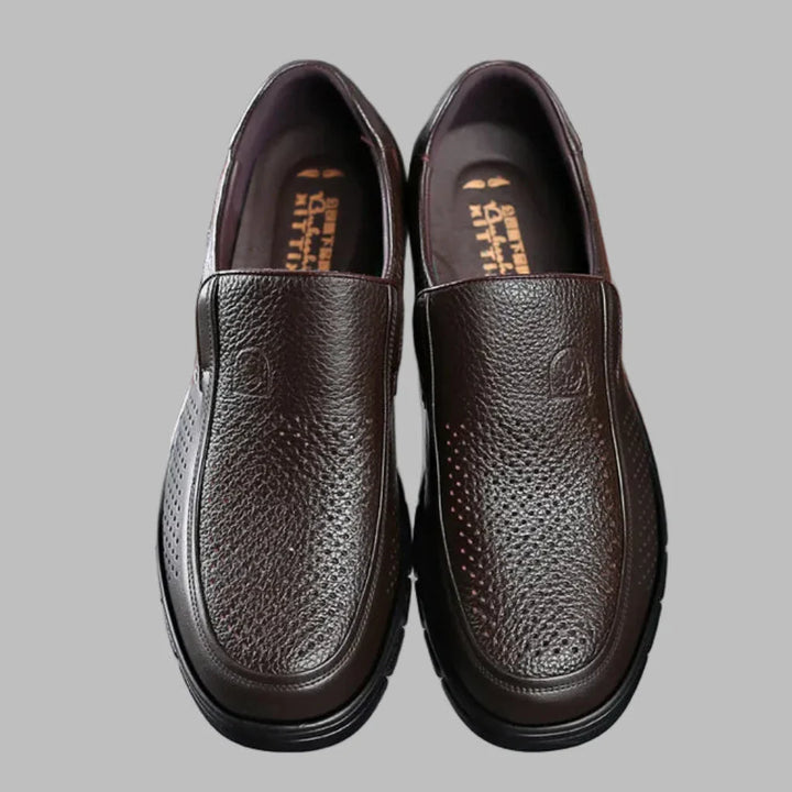 Casual herenschoenen van echt leer