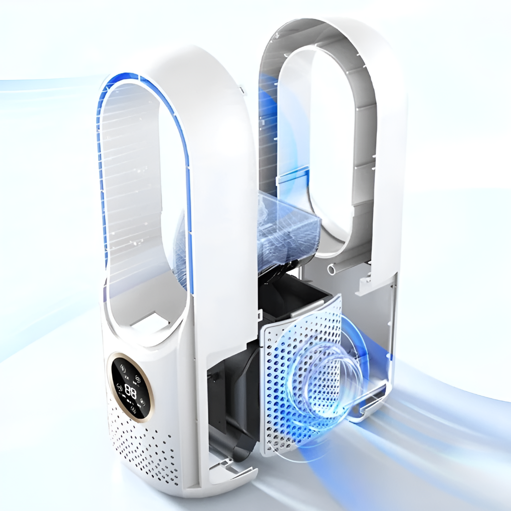 Gratis stille draagbare airconditioner voor thuis en op kantoor