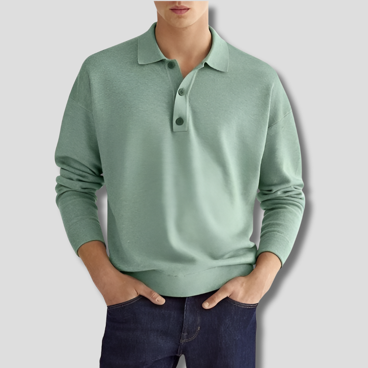 Poloshirt van katoenmix voor heren – Strakke stijl voor dagelijks gebruik