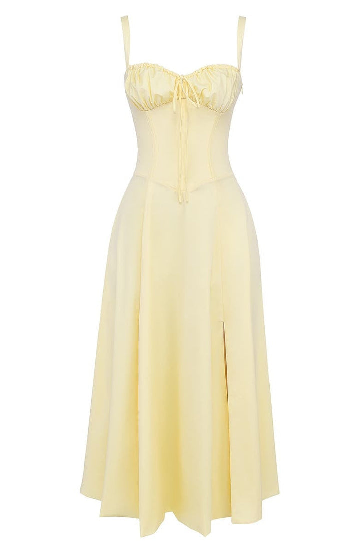 Bloemen taille-vormende jurk