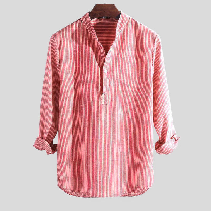 Henley-shirt voor heren Klassiek en ademend