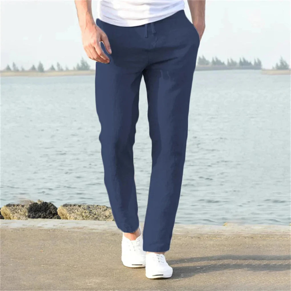 Heren linnen zomerbroek – Casual stijl met luchtig design