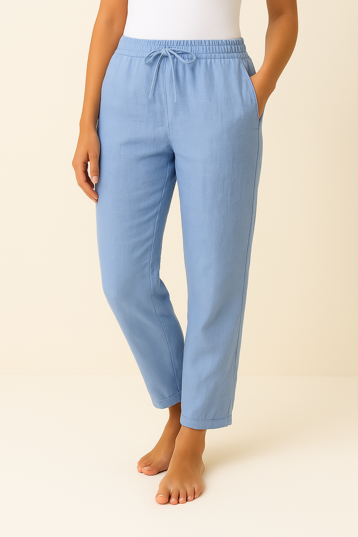 Broek van linnenmix Moeiteloze elegantie voor elke gelegenheid