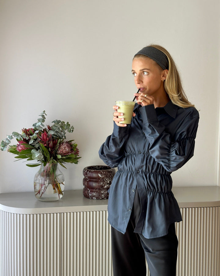 Stijlvolle Gekreukelde Blouse