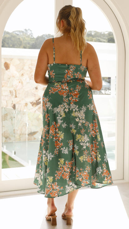 ELISE | ZOMERSE JURK MET BLOEMENPRINT