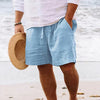 Devon Heren Linnen Shorts