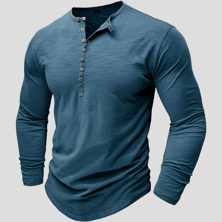Los herenoverhemd van katoenmix – casual, alledaagse stijl
