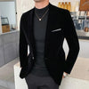 Luxe fluwelen blazer voor heren